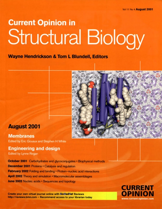 Cover Image - Current Opinions in Structural Biology